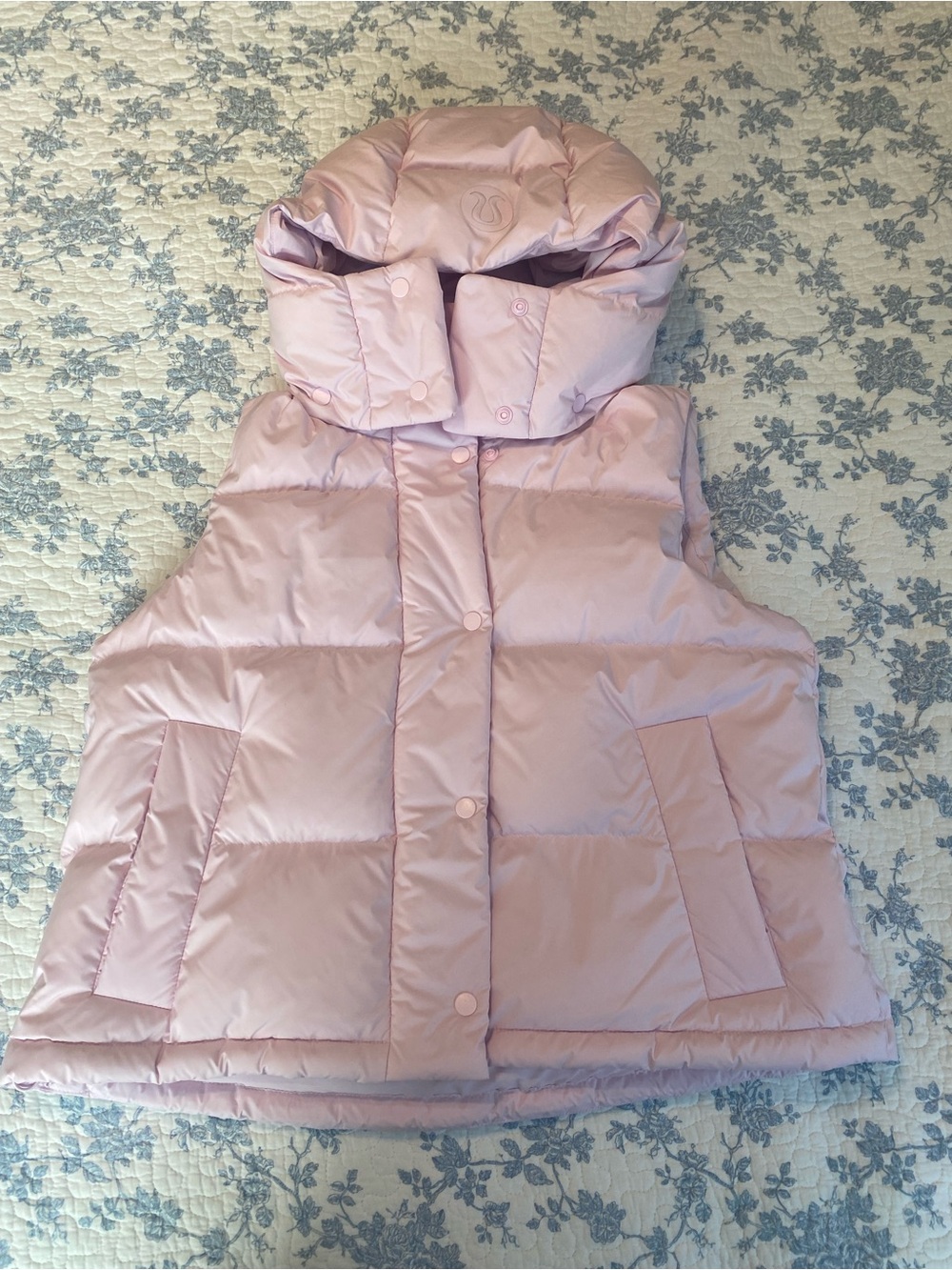 Lululemon Wunder Puff Cropped Vest Meadowsweet Pink Size 4